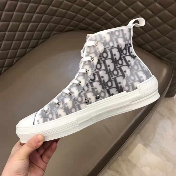 DIOR "B23" HIGH-TOP DIOR OBLIQUE SNEAKER - CD14