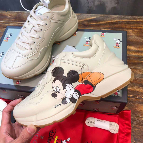 GUCCI DISNEY RHYTON MICKEY MOUSE SNEAKER