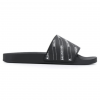 BALENCIAGA RUBBER LOGO POOL SLIDE SANDALS - BBS6