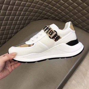 BURBERRY LOGO STRAP SNEAKERS - BBR55