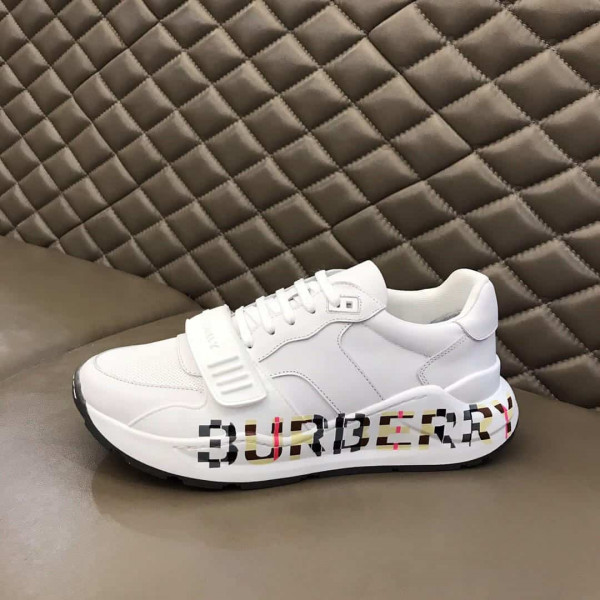 BURBERRY LOGO STRAP SNEAKERS - BBR57