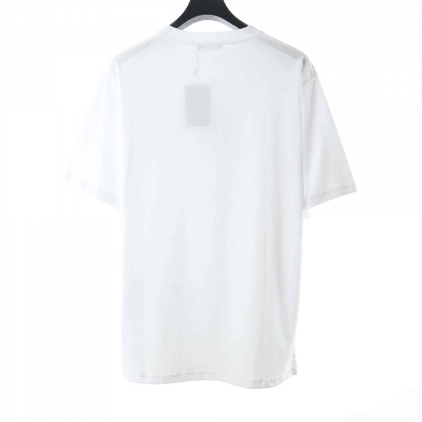 Balenciaga Metallic Printed Cotton Jersey T-Shirt - BBS014