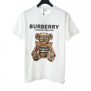 Burberry Teddy Bear Embroidered Logo T-shirt - BBRS13