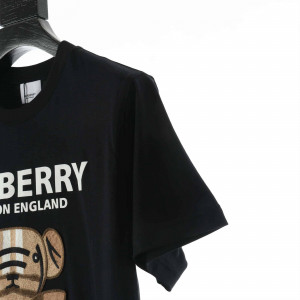 Burberry Teddy Bear Embroidered Logo T-shirt - BBRS14