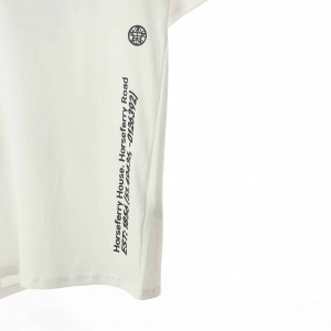 Burberry White Carrick Coordinate T-Shirt - BBRS09