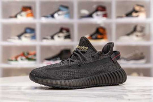 ADIDAS YEEZY ZAPATILLAS YEEZY BOOST 350 V2 "BLACK-STATIC" - AD07