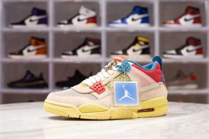 AIR JORDAN 4 X UNION RETRO GUAVA ICE SNEAKER - NK57