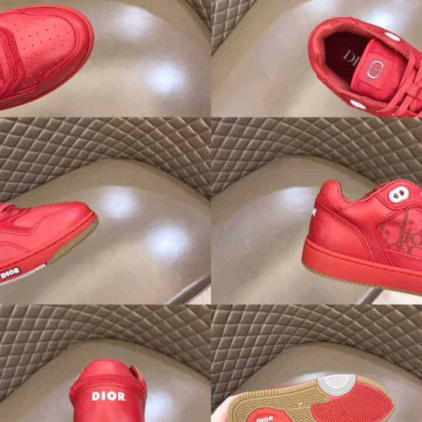 DIOR WORLD TOUR B27 LOW-TOP SNEAKER RED - CDO74