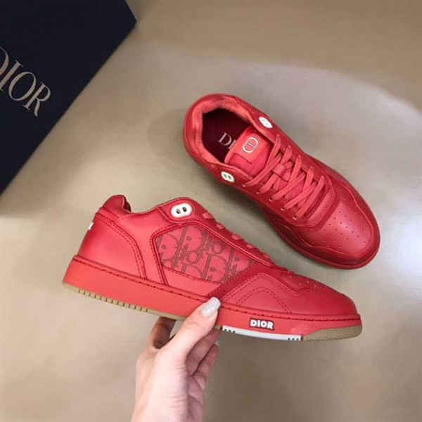 DIOR WORLD TOUR B27 LOW-TOP SNEAKER RED - CDO74