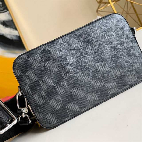 LOUIS VUITTON ALPHA WEARABLE WALLET DAMIER GRAPHITE CANVAS N60418