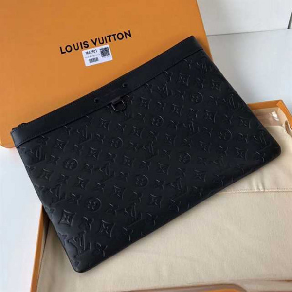 LOUIS VUITTON DISCOVERY POCHETTE MONOGRAM SHADOW LEATHER M62903