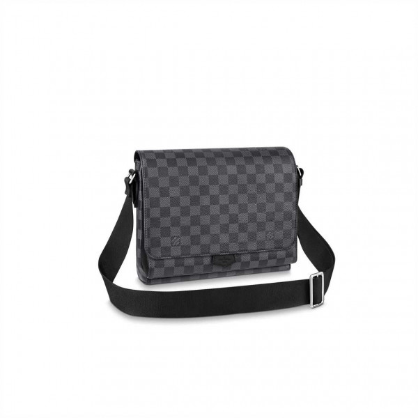 LOUIS VUITTON FLAP MESSENGER DAMIER GRAPHITE CANVAS N40418