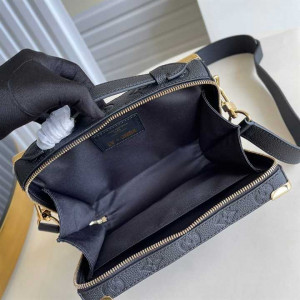 M45785 LOUIS VUITTON X NBA HANDLE TRUNK MONOGRAM COATED CANVAS TEXTILE LINING IN BLACK