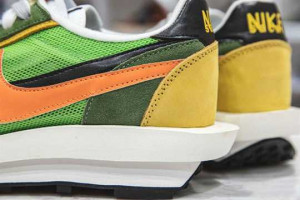 NIKE LD WAFFLE SACAI GREEN MULTI - NK51