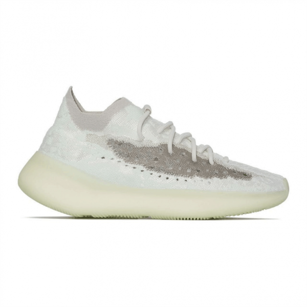 WHITE ADIDAS YEEZY BOOST 380 CALCITE GLOW SNEAKERS - AD27