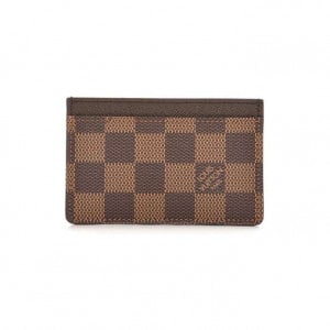 M61733 Louis Vuitton Card Holder Damier Ebene In Toile Canvas - WWE050