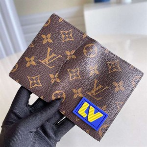 M45787 Louis Vuitton Pocket Organizer Monogram Coated Canvas - WWE063