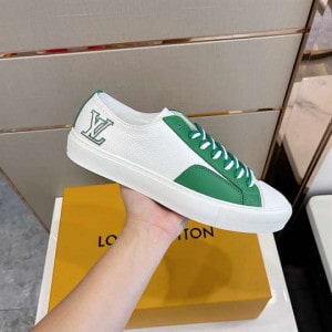 Louis Vuitton Tattoo Sneakers Green Grained Calf Leather - LSVT114