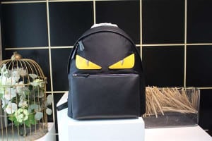 FENDI BACKPACK IN BLACK NYLON - WFB005