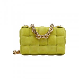 BOTTEGA VENETA WOMEN'S CHAIN CASSETTE IN KIWI - WBV02