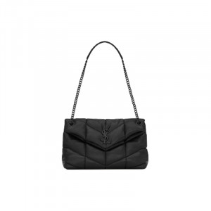 PUFFER SMALL BAG IN QUILTED LAMBSKIN - WBY05