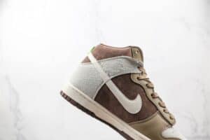 OFF WHITE X NIKE DUNK HIGH LIGHT CHOCOLATE - NK65