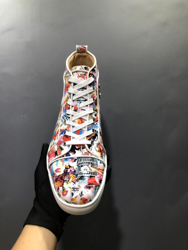 CHRISTIAN LOUBOUTIN HIGH TOP SNEAKER - CL112