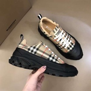 BURBERRY VINTAGE CHECK COTTON ARTHUR SNEAKERS - BBR100