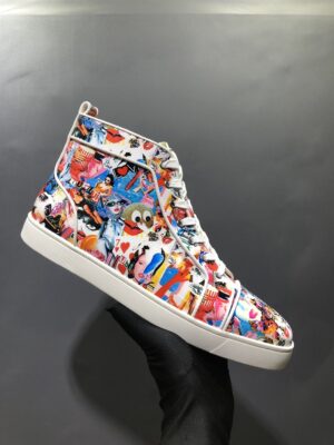 CHRISTIAN LOUBOUTIN HIGH TOP SNEAKER - CL112