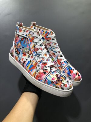 CHRISTIAN LOUBOUTIN HIGH TOP SNEAKER - CL112