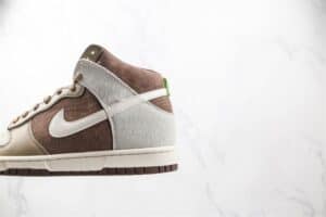 OFF WHITE X NIKE DUNK HIGH LIGHT CHOCOLATE - NK65