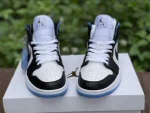 Air Jordan 1 Mid Grey Blue - AJH036