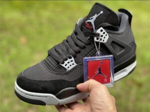 Air Jordan 4 Black Canvas - AJH063