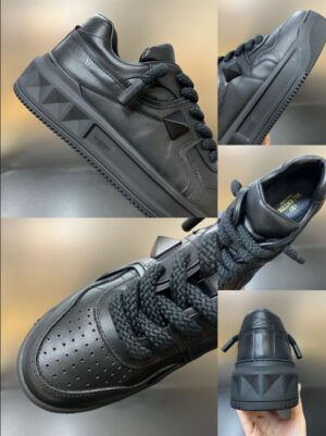 ONE STUD XL NAPPA LEATHER LOW-TOP SNEAKER - VLS024