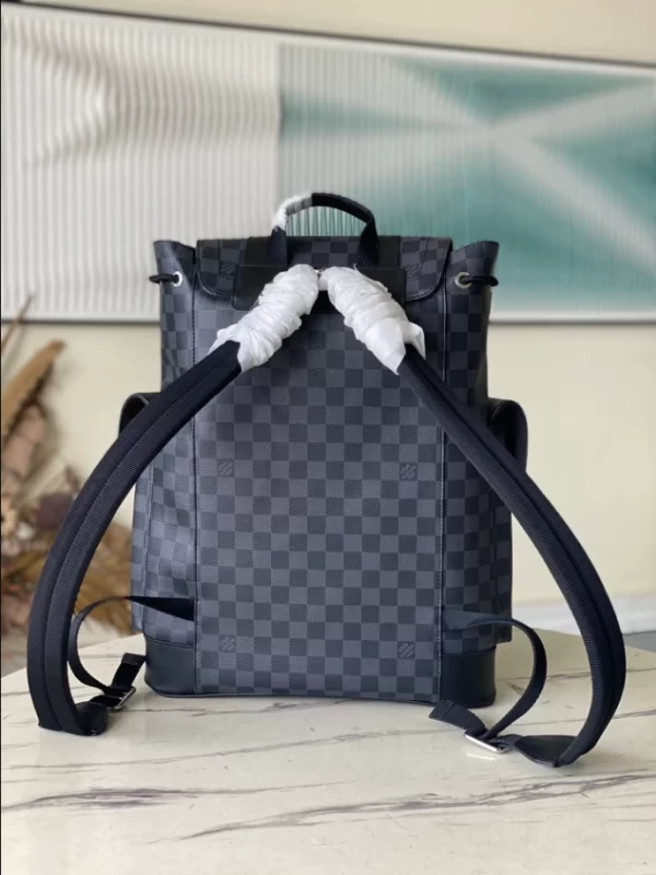 LOUIS VUITTON CHRISTOPHER MM BACKPACK DAMIER GRAPHITE CANVAS - WLM528