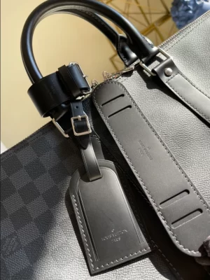 LOUIS VUITTON KEEPALL BANDOULIÈRE 45 DAMIER GRAPHITE CANVAS - WLM546