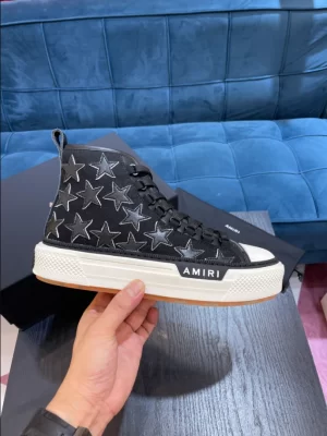 AMIRI STARS COURT HIGH -TOP SNEAKERS - AM026