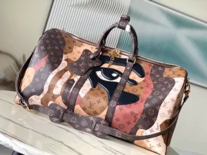 LOUIS VUITTON KEEPALL BANDOULIÈRE 55 BAG - WLM603