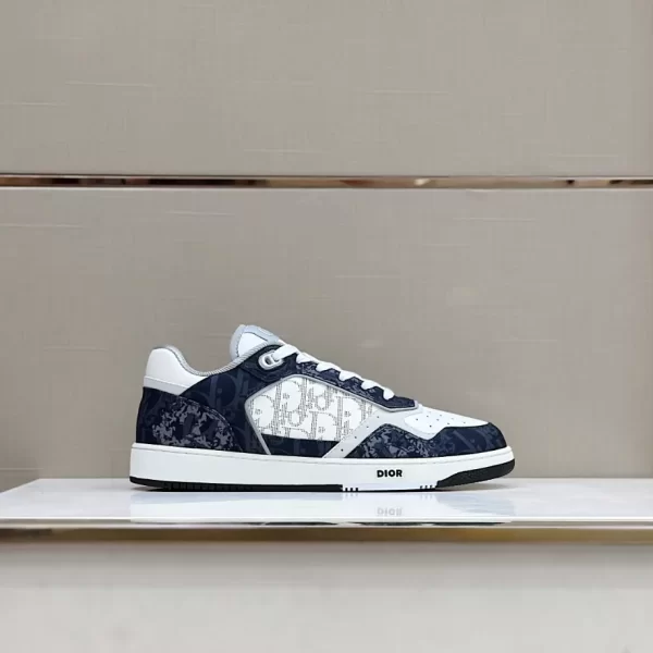 DIOR B27 LOW IN DENIM BLUE WHITE - CD185