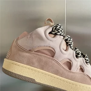 Lanvin Leather Curb Sneakers – LV007