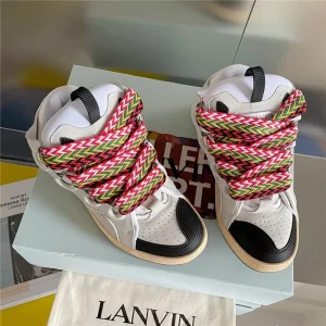 Lanvin Leather Curb Sneakers – LV012