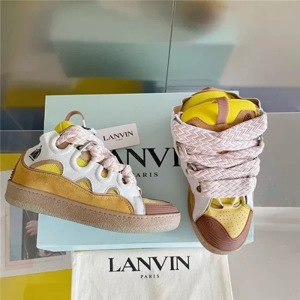 Lanvin Leather Curb Sneakers – LV021