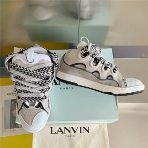 Lanvin Leather Curb Sneakers – LV023