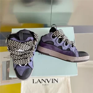 Lanvin Leather Curb Sneakers – LV024