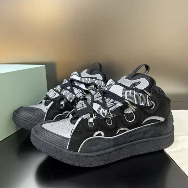 Lanvin Leather Curb Sneakers – LV032