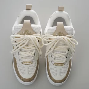 LV SKATE SNEAKER BEIGE WHITE – LSVT342