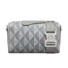 DIOR LINGOT 22 BAG GRAY CD DIAMOND CANVAS - DR013