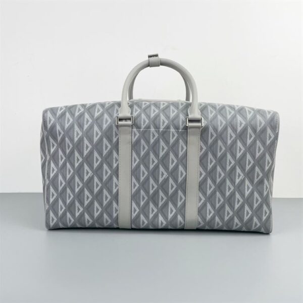 DIOR LINGOT 50 BAG GRAY CD DIAMOND CANVAS - DR010