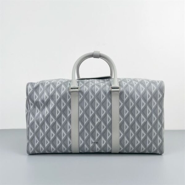 DIOR LINGOT 50 BAG GRAY CD DIAMOND CANVAS - DR010