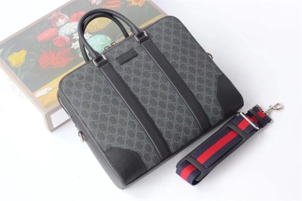 GUCCI GG BLACK BRIEFCASE - GC60